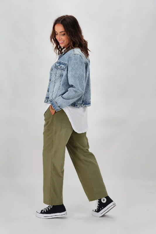 Betty Basics Santa Monica Pant Khaki