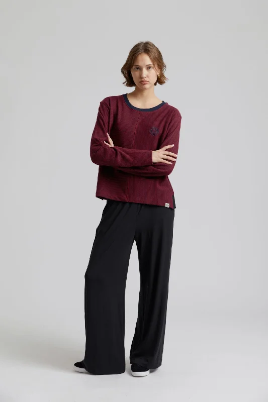 BINITA - Lenzing trousers black