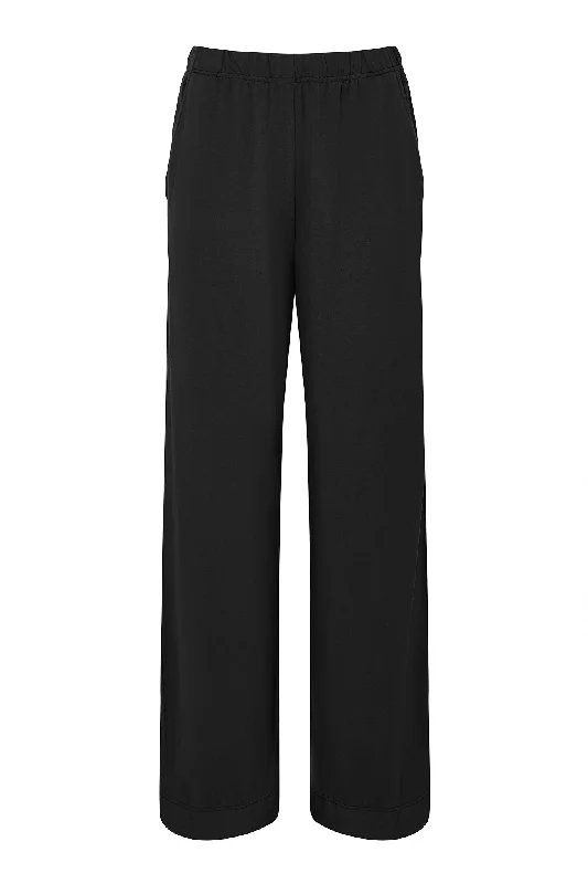 BINITA - Lenzing trousers black