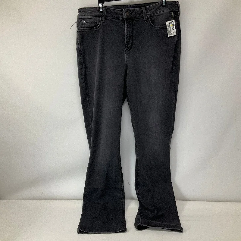 Black Denim Jeans Skinny Not Your Daughters Jeans, Size 14