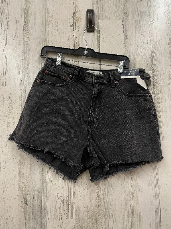 Black Denim Shorts Abercrombie And Fitch, Size 12