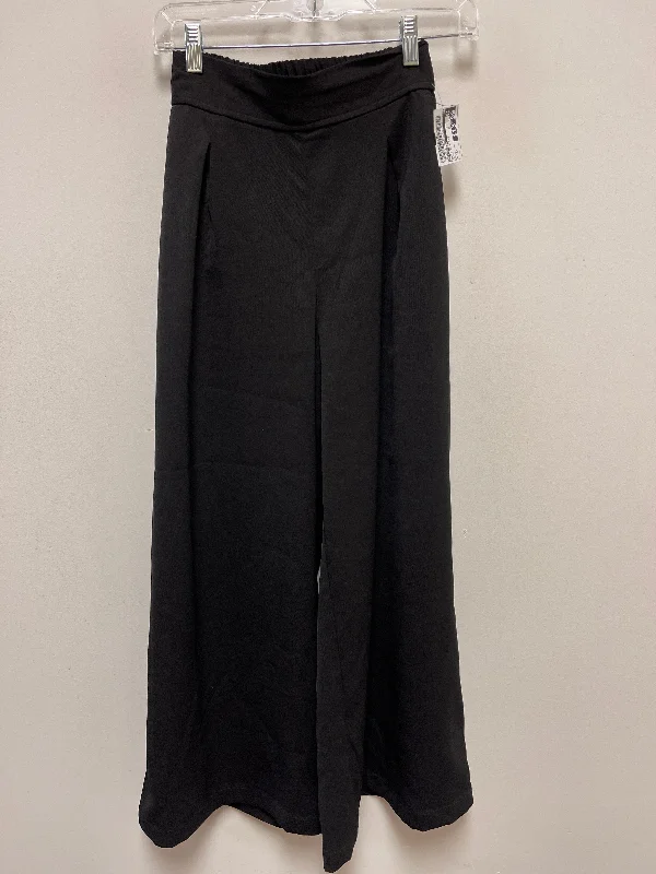 Black Pants Wide Leg Max Studio, Size 12