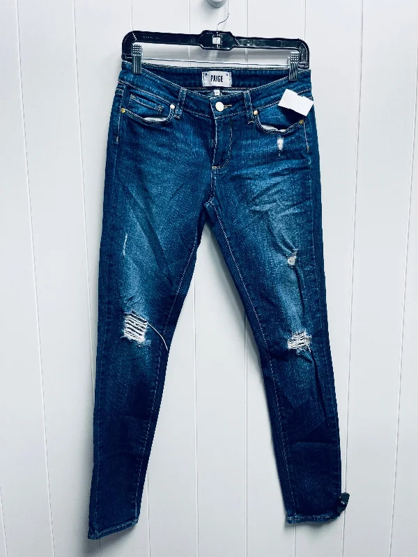 Blue Denim Jeans Skinny Paige, Size 4