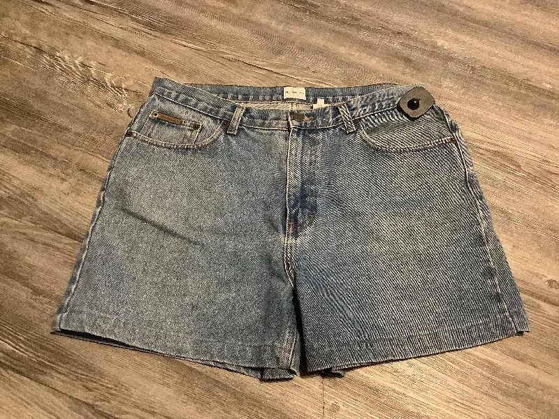 Blue Denim Shorts Calvin Klein, Size 16