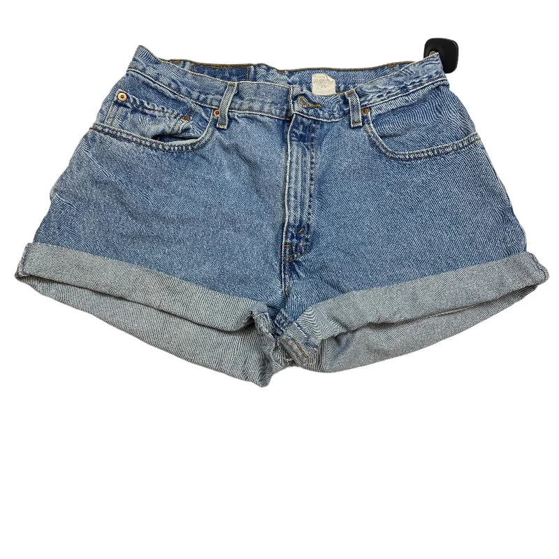 Blue Denim Shorts Levis, Size 14