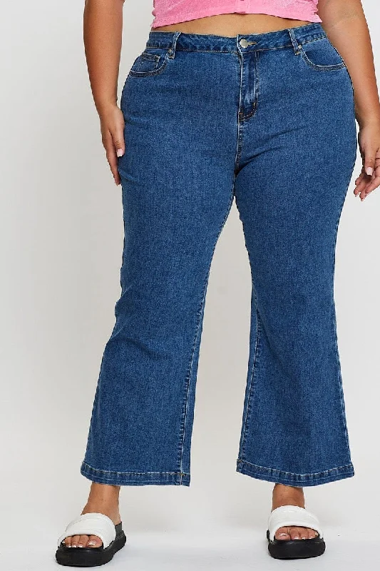 Blue Jean High Rise Wide Leg