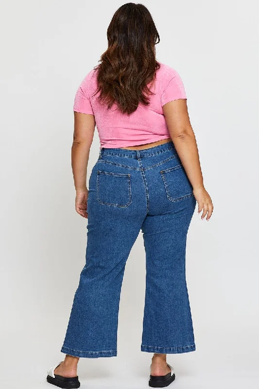 Blue Jean High Rise Wide Leg