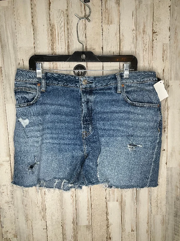 Blue Shorts Clothes Mentor, Size 16