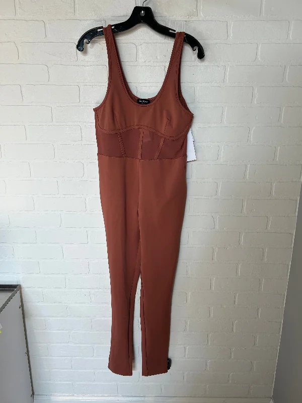 Brown Jumpsuit Bebe, Size L