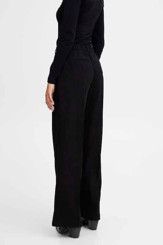 DANTA WIDE LEG PANTS BLACK