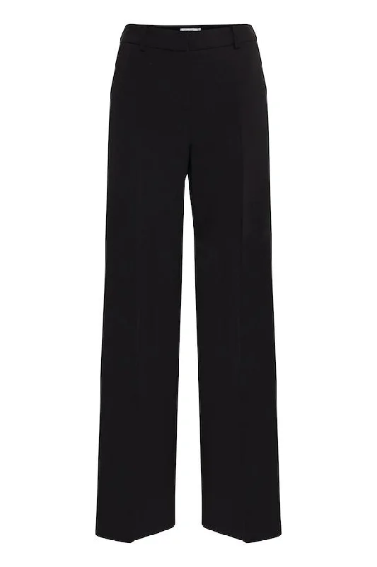 DANTA WIDE LEG PANTS BLACK