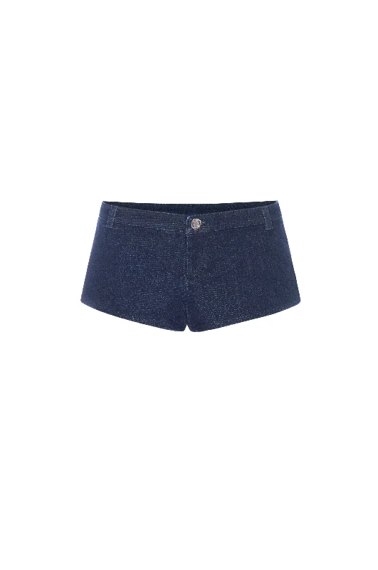 DEVON SHORTS - BLUE DENIM