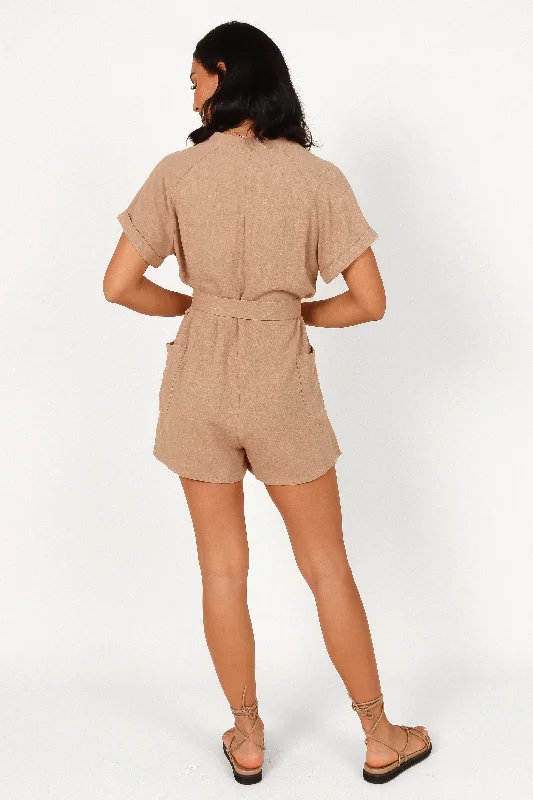 Esra Romper - Mocha