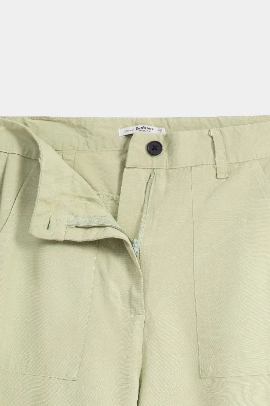 Straight Linen Pants