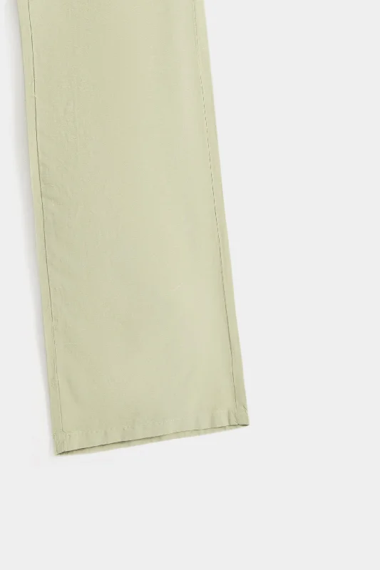 Straight Linen Pants