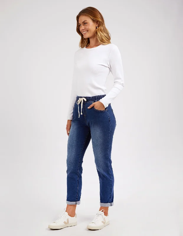 Foxwood Juliette Jogger Jean Vintage Blue