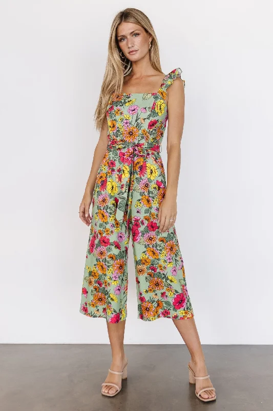 Gemma Jumpsuit | Sage Multi