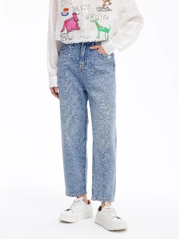 Glitter Boyfriend Denim