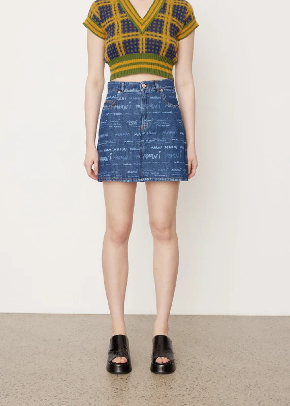 Marni Mania Denim Skirt