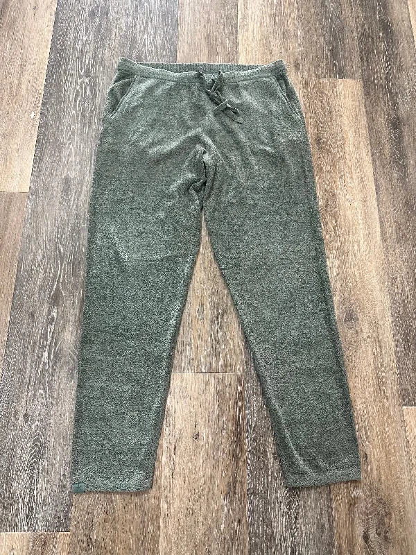 Green Pants Lounge Barefoot Dreams, Size M