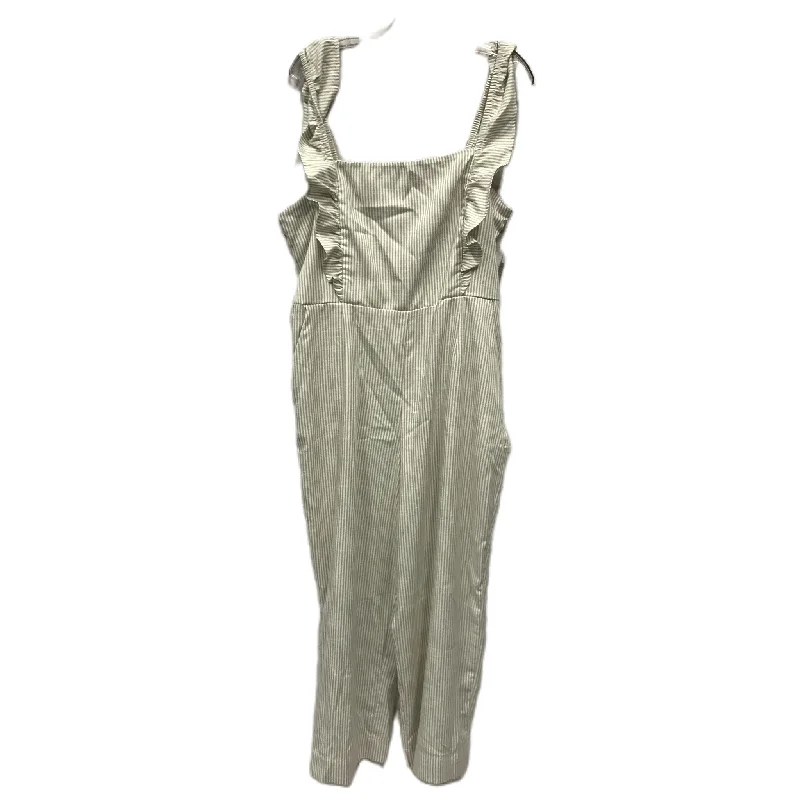 Green & White Jumpsuit By Gap, Size: 1x