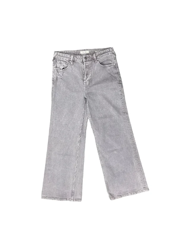 Grey Jeans Wide Leg Mother, Size 28