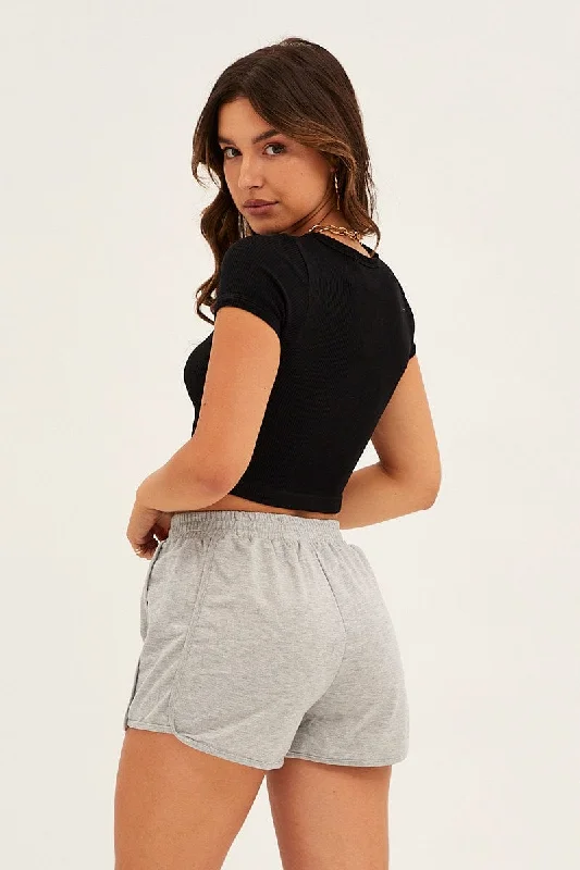 Grey San Francisco Graphic Track Shorts