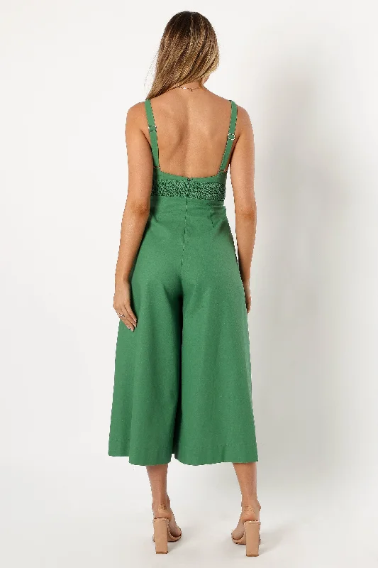 Halley Jumpsuit - Green