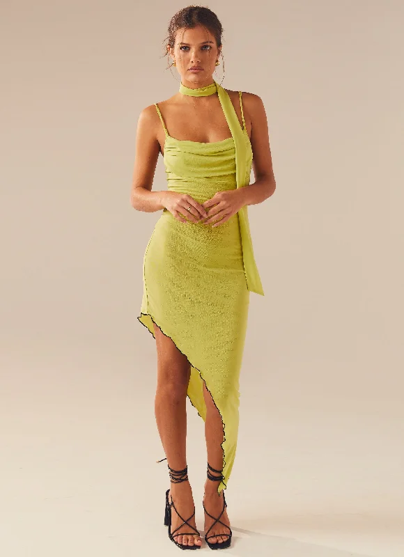 In Your Dreams Midi Dress - Fern