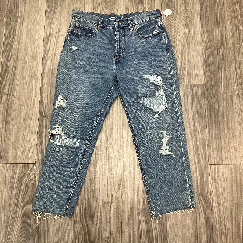 Jeans Straight By Old Navy In Blue, Size: 8