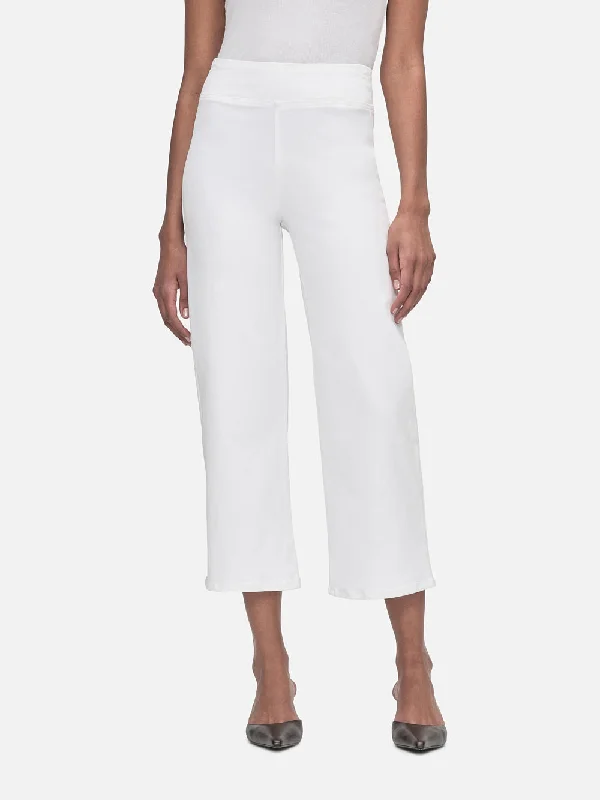 The Jetset Wide Crop -- White