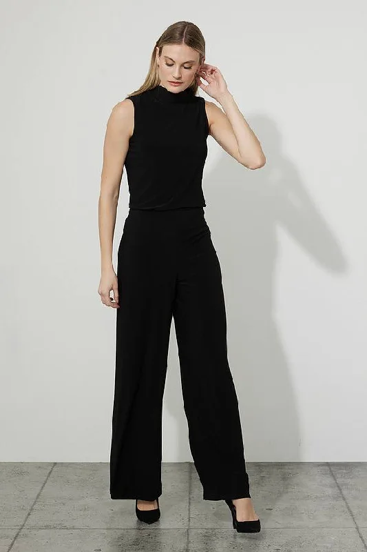 Joseph Ribkoff Black Wide Leg Trousers