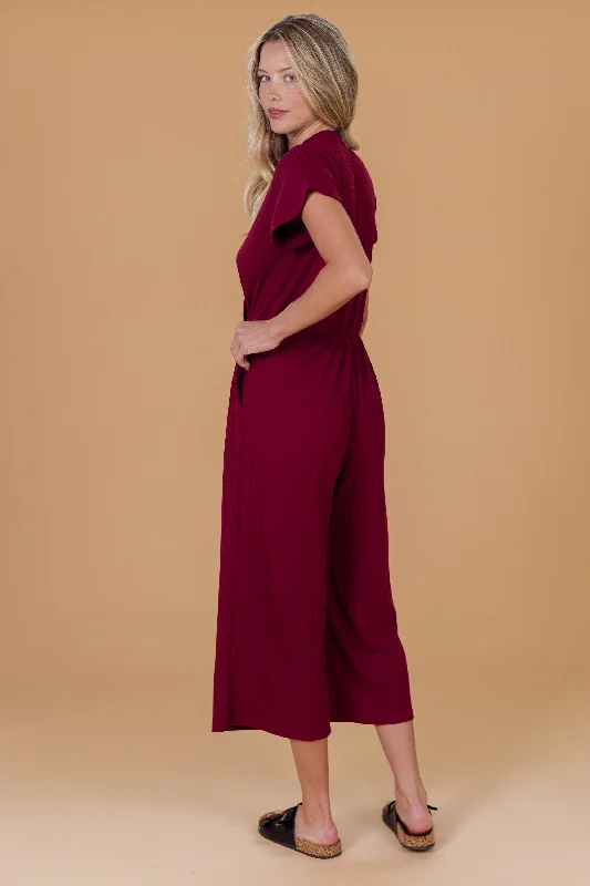 Jumpsuit Ella Wine Red