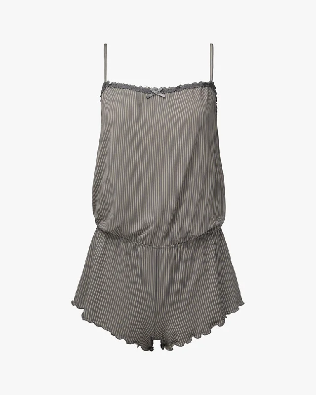 Lace Trim Romper