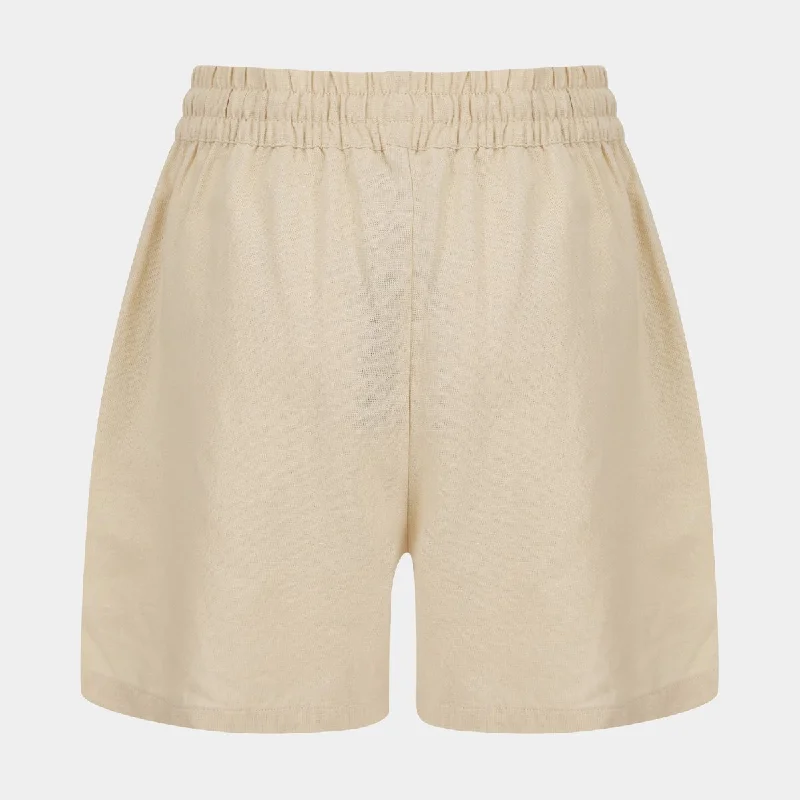 Ladies Linen Mix Shorts