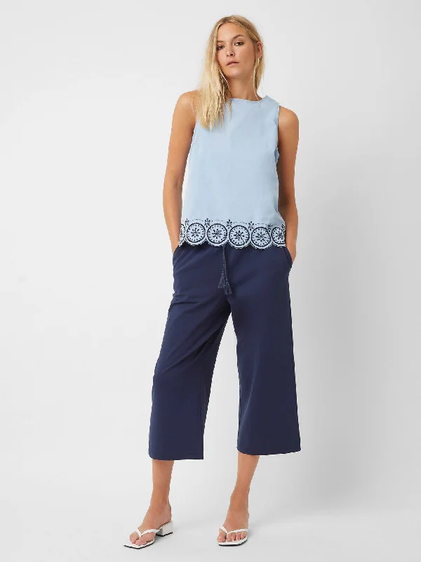 Leni Jersey Wide-Leg Trousers