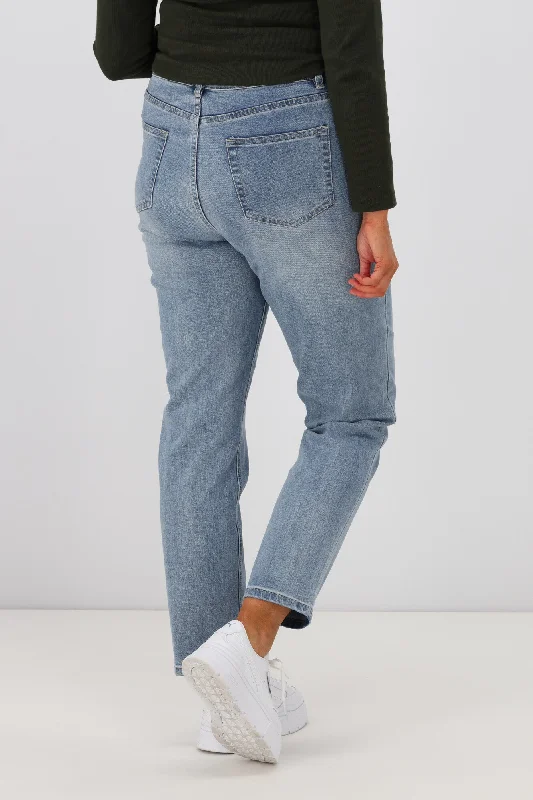 Leoni Olivia Mom Jeans Blue Wash