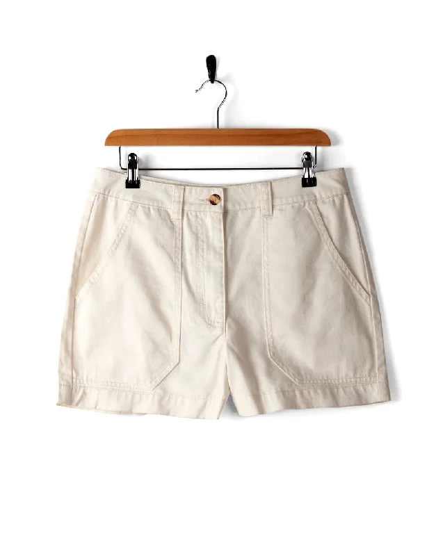 Liesl - Womens Chino Short - White