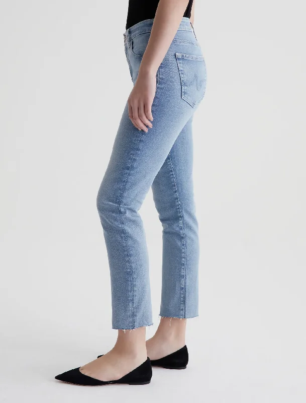 Mari Crop High-Rise Slim Straight Jean - 24 Years Looking Glass