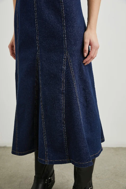 MINNA DRESS - RINSE INDIGO