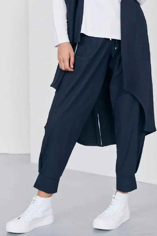 Naya Black Tuck Pocket Trouser