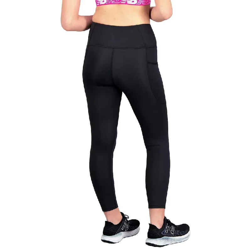 New Balance - Women's High Rise Pocket Crop Tights (WP21126 BK)