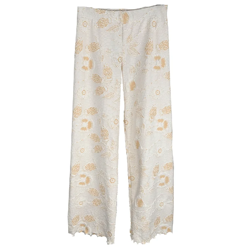 Off White Campanula Jacquard Knit Energy Pant