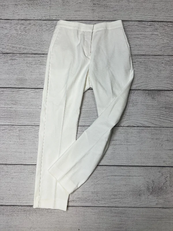 Pants Ankle By Zara In White, Size: Xs