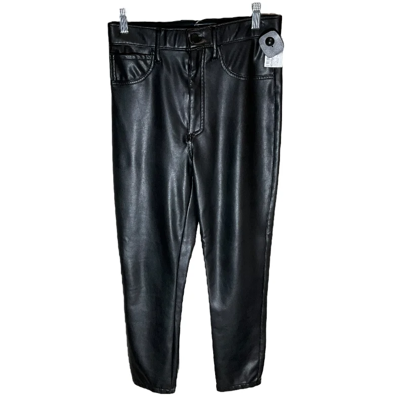 Pants Cropped By Abercrombie And Fitch In Black, Size: Petite   S