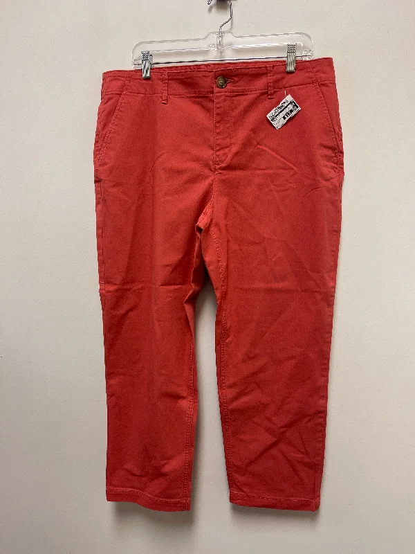 Pants Other By Loft In Orange, Size: 14