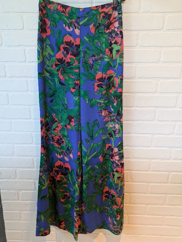 Pants Wide Leg By Rachel Roy In Blue & Green, Size: 0