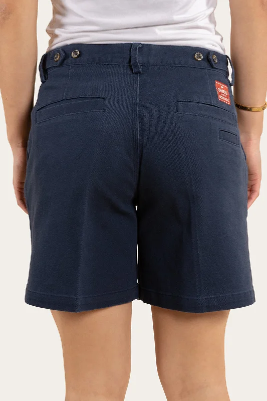 Parkes Womens Heavy Weight Work Short - Dark Navy