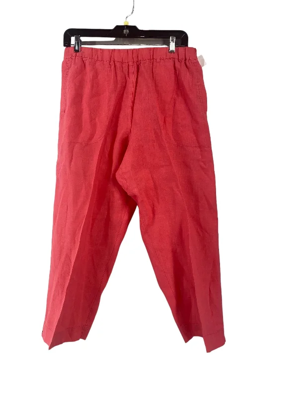 Pink Pants Linen Chicos, Size 1