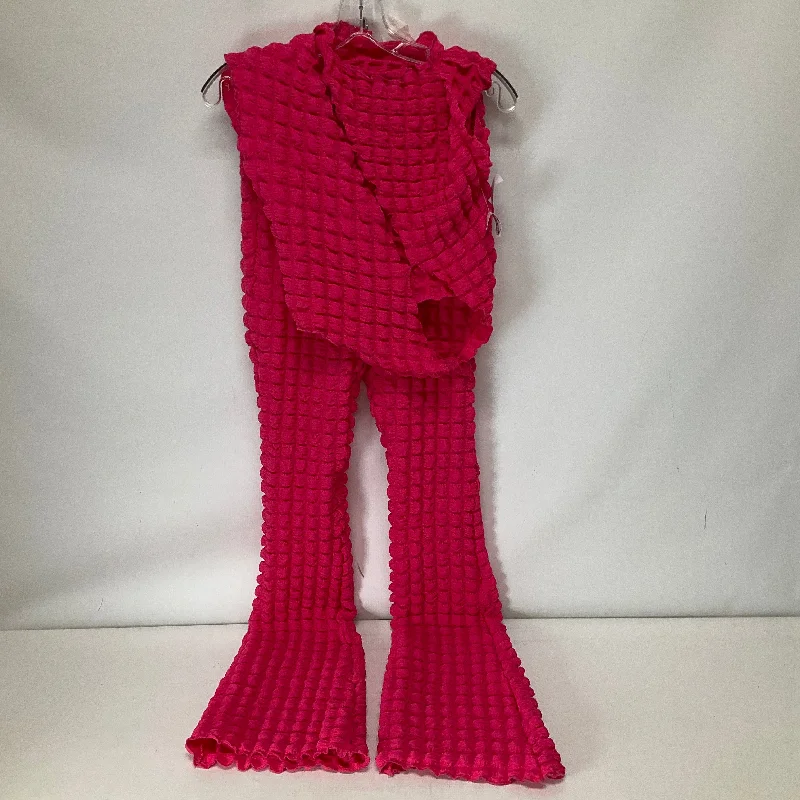 Pink Pants Set 2pc Cmf, Size M